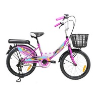 LA Bicycle จักรยานแม่บ้าน ล้อเหล็ก 20 นิ้ว  สีชมพู - LA Bicycle, Home &amp; Garden