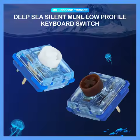 Kailh Deep Sea Silent Low Profile Keyboard Switch Mechanical Keyboard Switch for Deep Sea Island Wha