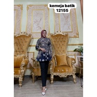 KEMEJA Batik Shirt - Batik Shirt, Women's Batik Blouse Top, Manthy boutique