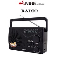 NSS Portable Electric Radio Speaker Hi-Fi Super Sound Fm/Am/Sw 4Band Ac Dc Operated Ns-658