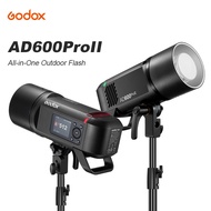 Godox AD600ProII Outdoor Flash for X3 Trigger BiColor Modeling Led 2.4G Wireless X TTL GN87 1/8000s 