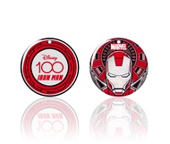 100 Iron Man Compatible with EZ-link machine Singapore Transportation Charm/Card Round（Expiry Date:Aug-2029）