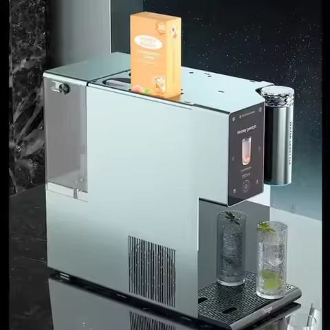 Innovative Fruit Flavor Bubble Machine Sparkling Water Design Use For Home Hotel School