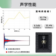 TroyStudio Portable Recording Studio Mini Recording Studio Mobile Foldable Sound Absorption Screen E