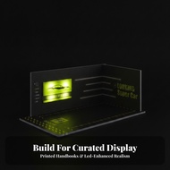 Garage Scene Diorama Illuminated 1:32 Scale Parking Lot Diorama Corner Style Parking Lot Display Thr