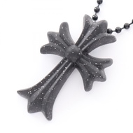 【二手】Chrome Hearts 矽膠十字架項鍊，其他，橡膠矽膠十字架項鍊，男士，二手
