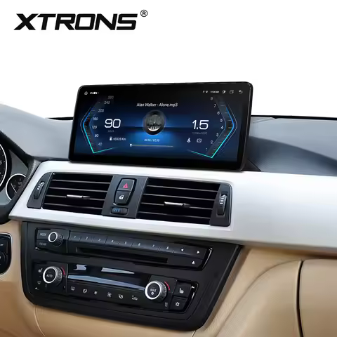 XTRONS 12.3'' Android 14 LHD 4+64GB Car Multimedia Player For BMW 3/4 Series F30-F36 NBT System with
