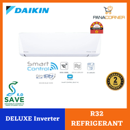 DAIKIN (New Model) R32 1.0HP / 1.5HP / 2.0HP / 2.5HP / 3.0HP - FTKU28BV1MF / FTKU35BV1MF / FTKU50BV1MF / FTKU60BV1MF / FTKU71BV1MF Inverter Wall Mounted Air Conditioners FTKU Series (SMART CONTROL)