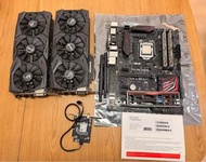 ASUS ROG GTX 1080, i7-6700K, Motherboard, WiFi Card