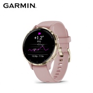 【GARMIN】VENU 3S GPS 智慧腕錶 氣泡玫瑰