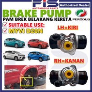 FIS Rear Wheel Brake Pump Perodua Myvi D20N Cylinder Brake Part Pam Brek Belakang Kereta