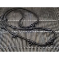 4mm Black Nylon String 10 hooks Amulet men's necklace!