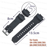 Silicone Watch Strap for Casio G-Shock GA-150 GA-200/201 GA300/310/GLX Diving Sport Watchband Bracelet Accessories for Men Women