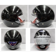 ARC ASTRO Topi Keledar Asal Helmet Ori Hitam Kilat/Glossy Black (L/XL)