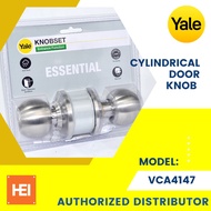 YALE Door Knob Lockset SATIN FINISH US32D Entrance Function CA4147 / VCA4147