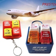 PRESTON EGPWS Warning Simulator, 737 Airbus Highly Simulated Pilot Keychain, Portable Plastic Sound 