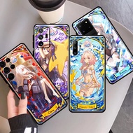 Game Honkai Star Rail Samsung S21 S30 S22 S22 S23 PLUS ULTRA 5G Silicone shockproof TPU Straight Side Liquid Phone Case