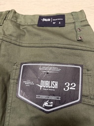 全新 Publish 軍綠色 束腳褲 size 32