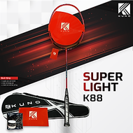 Vợt Cầu Lông Kuno Super Light K88, 6U Thân Dẻo, Công Thủ Toàn, Căng Sẵn 10kg