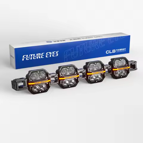 Future Eyes CLB-20 - LED Light Bar 21in, 4 LED Linkable Roof Bar Light Kit System 20000 Lumen 200 Wa