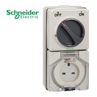 Schneider S56C313GY 13A Weatherproof Switched Socket Outlet IP66 (Sirim Approve)