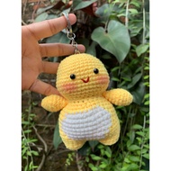 Nailong crochet keychain | Nailong | Nailong keychain | Yellow dino