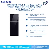 SAMSUNG 476L 2 Doors Bespoke Top Mount Digital Inverter Refrigerator with Optimal Fresh RT47CB664422