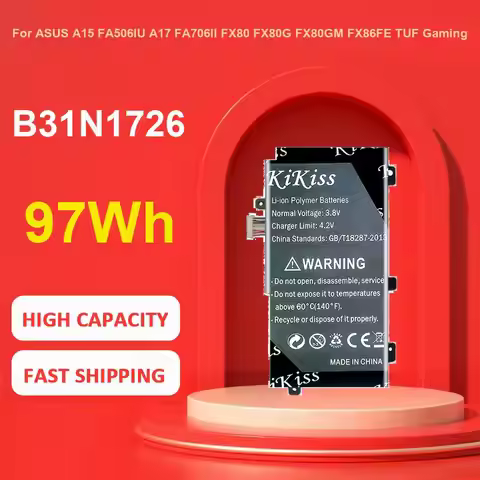 Battery For ASUS A15 FA506IU A17 FA706II FX80 FX80G FX80GM FX86FE TUF Gaming FX504GD FX504GE FX505DT