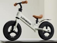 RUN2FREE - 兒童無腳踏平衡車/滑步車(14吋橡膠充氣輪車胎適合身高95-130cm) - 白色