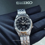 Brand New Seiko 5 Classic SNKL23K1 SNKL23 Black Dial Mid Size  Automatic Watch