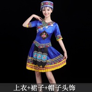 Miao Costume Female Minority Performance Costumes Yi Guangxi Zhuang March 3 Yao Dance Dong Costume