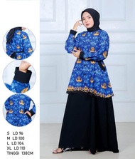 Gamis kerja kaya stelan Korpri