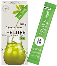 (訂購) 日本 AGF Blendy THE LITRE 即沖 綠茶 茶粉棒 一盒6條 (3 盒裝)