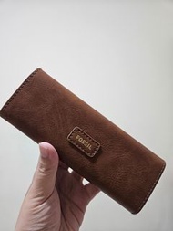 《FOSSIL》真皮眼鏡收納盒 （太陽眼鏡盒）
