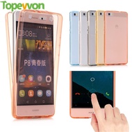 Topewon Huawei P8 P9 P10 P20 Lite Plus Pro Case, 360 Full Soft Cover