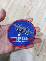 Patch Bordir/ Top Gun/Logo Air Force/COD