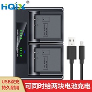 HQIX Serasi dengan YI M1 Mirrorless Camera BXM-10 Battery Dual Charger