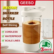 GEESO Electric Shaker Bottle Self Stirring Mug Rechargeable Portable Blender Bottle Anti-fall High T