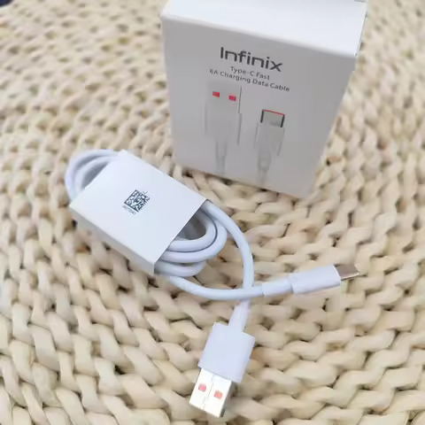 Original Infinix Note 50 40 30 Hot 60 50 Pro+ 50S 50X 40S GT 20 30 Pro 60i Fast Charger Cable 100cm 