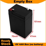 6V 4AH Empty Battery Box for 6V DIY battery pack can hold 6pcs 18650 lithium battery cell plastic ba