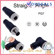 OKDEALS M12 Sensor Connector, Male Female Socket Connector M12 Aviation Plug, M12 Sensor Cable Conne