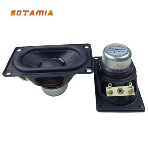 SOTAMIA 2Pcs 4580 Mini Speaker Audio 4 Ohm 20W Mid-bass Sound Music Loudspeaker DIY Portable Bluetoo