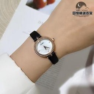 詩高迪新款白色貝母麵皮錶帶腕錶女士手錶時尚手錶女氣質小錶盤