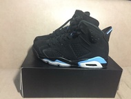 Air Jordan 6 Retro Black/University blue (Second) 100% Original