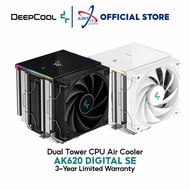 DEEPCOOL AK620 DIGITAL SE DUAL TOWER CPU AIR COOLER - BLACK / WHITE