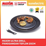 HITAM Maxim Ultra Grill Pan Teflon Non-Stick For Korean BBQ Grill Grill 25cm Black DCN