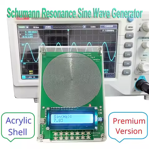 0.01HZ~100KHZ 7.83Hz Schumann Resonance Ultra-low Frequency Pulse Wave Generator Audio Resonator