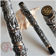 ปากกา JinHao มังกรแกะสลัก 2 ตัว jinhao Dragon noble pen
