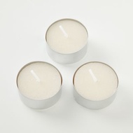 6 Perscent Long Lasting Dripless Unscented Tea Lights Candles