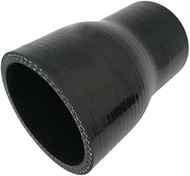 AotoKoop ID 2.25in to 3in (57mm to 76mm) Straight Reducer Silicone Coupler, Length 3in (76mm), 4-Ply